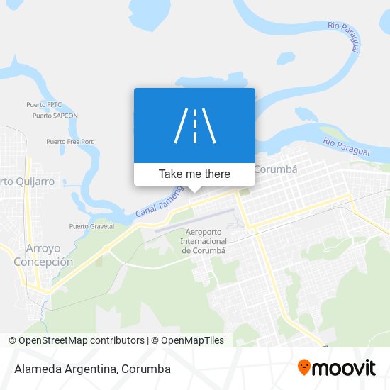 Alameda Argentina map