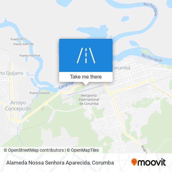 Mapa Alameda Nossa Senhora Aparecida