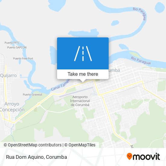 Mapa Rua Dom Aquino