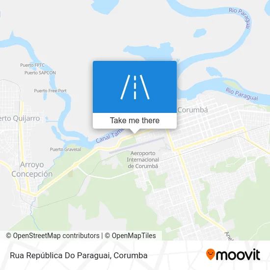 Rua República Do Paraguai map