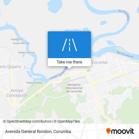 Avenida General Rondon map