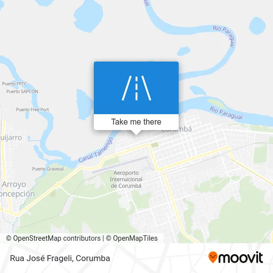 Rua José Frageli map