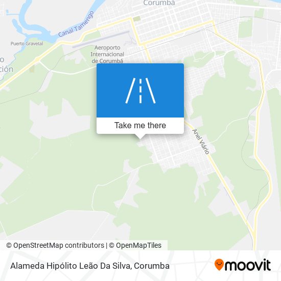 Mapa Alameda Hipólito Leão Da Silva