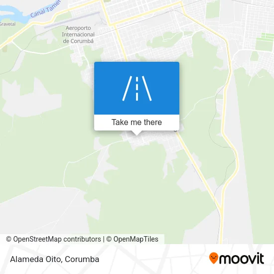 Alameda Oito map
