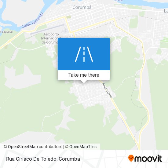 Mapa Rua Ciríaco De Toledo