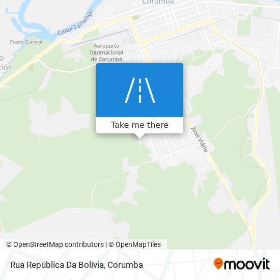 Mapa Rua República Da Bolívia