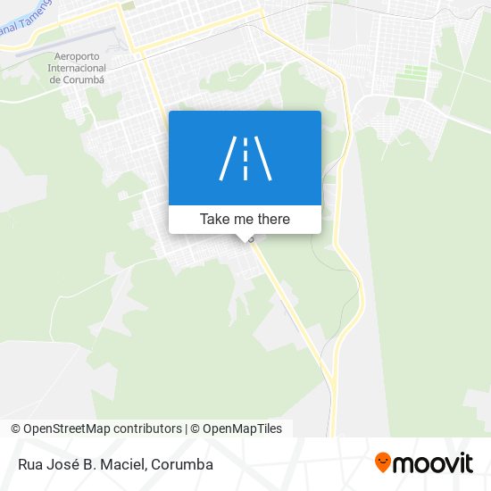 Mapa Rua José B. Maciel