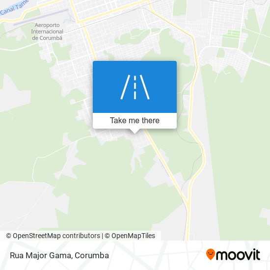 Mapa Rua Major Gama