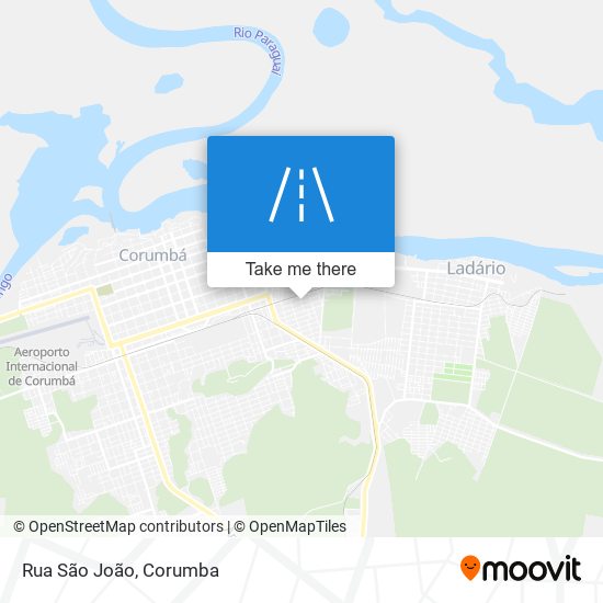 Rua São João map