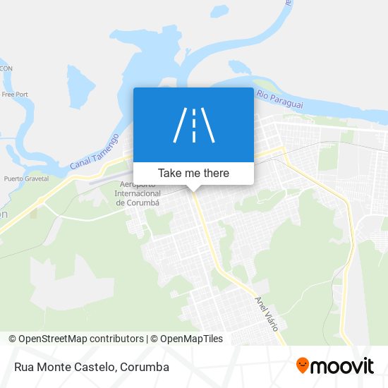 Rua Monte Castelo map