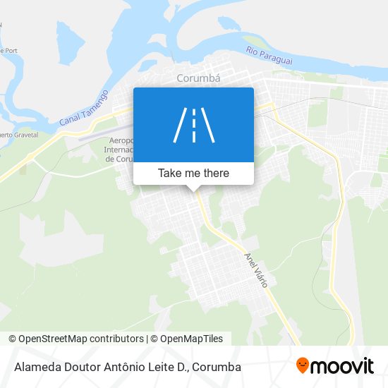 Mapa Alameda Doutor Antônio Leite D.