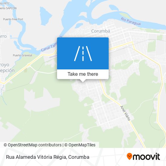 Rua Alameda Vitória Régia map