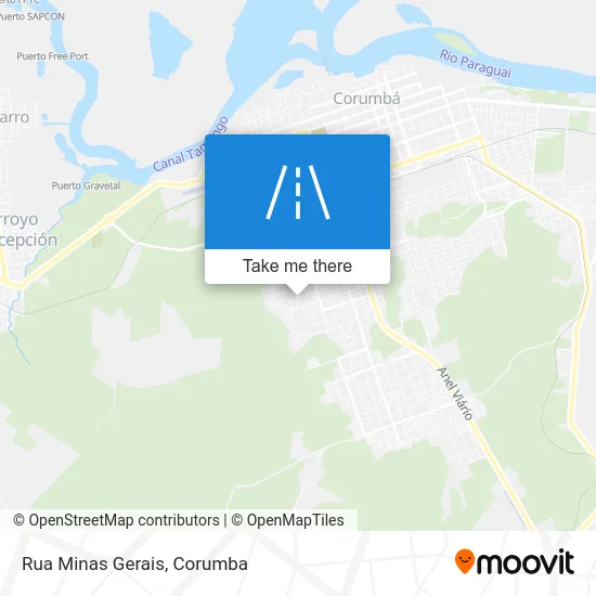 Rua Minas Gerais map