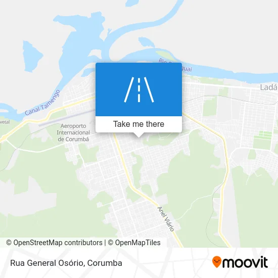 Rua General Osório map