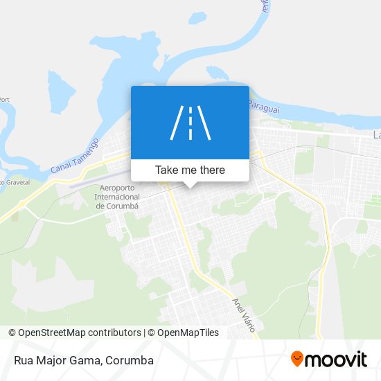 Mapa Rua Major Gama