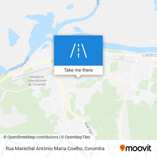 Mapa Rua Marechal Antônio Maria Coelho