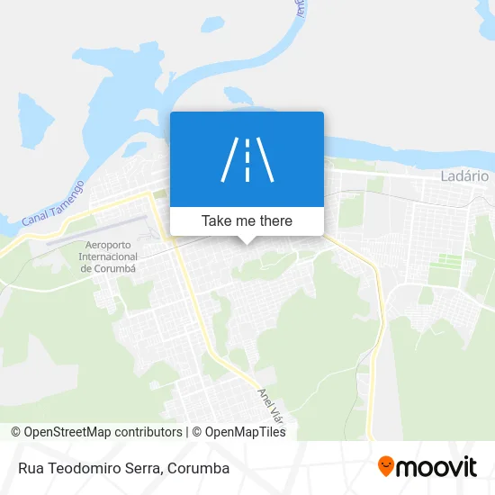 Rua Teodomiro Serra map