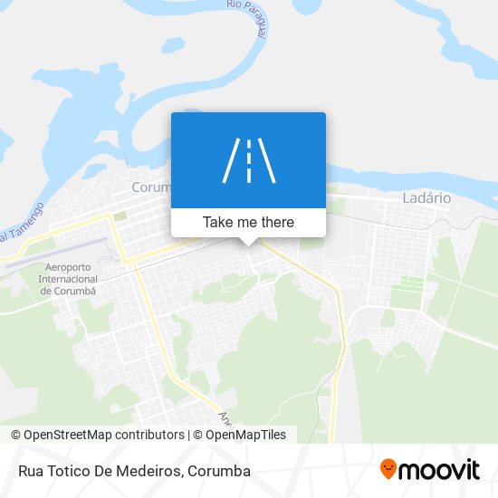 Mapa Rua Totico De Medeiros