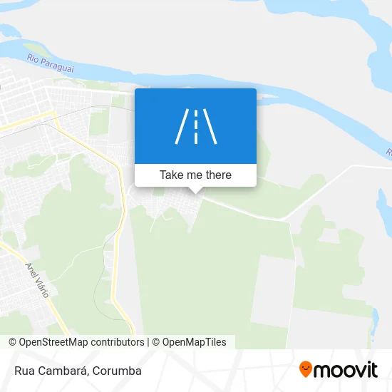 Rua Cambará map
