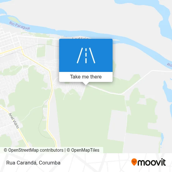 Rua Carandá map