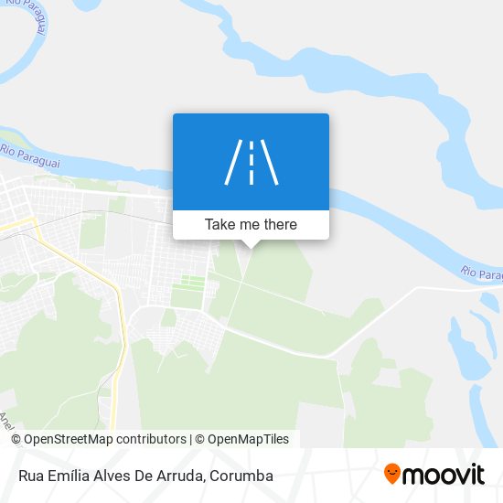 Mapa Rua Emília Alves De Arruda