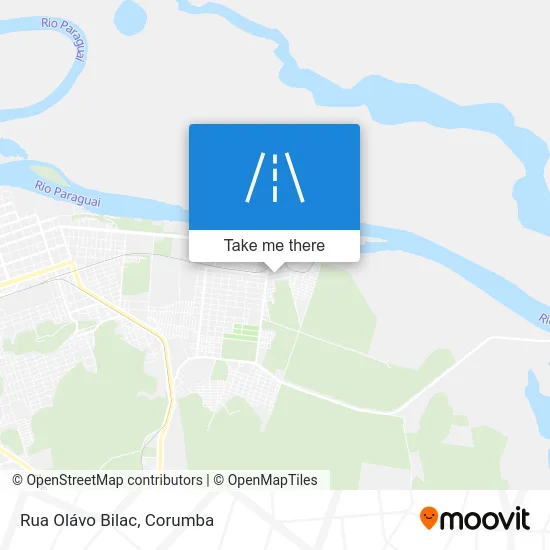 Rua Olávo Bilac map