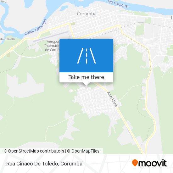 Mapa Rua Ciríaco De Toledo