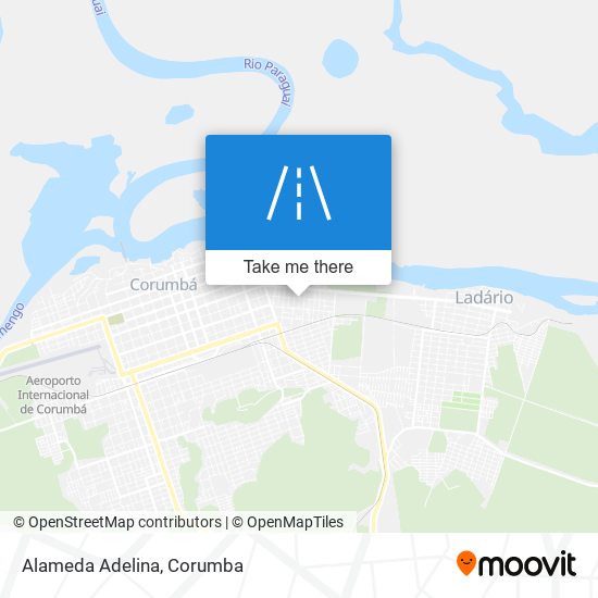 Alameda Adelina map