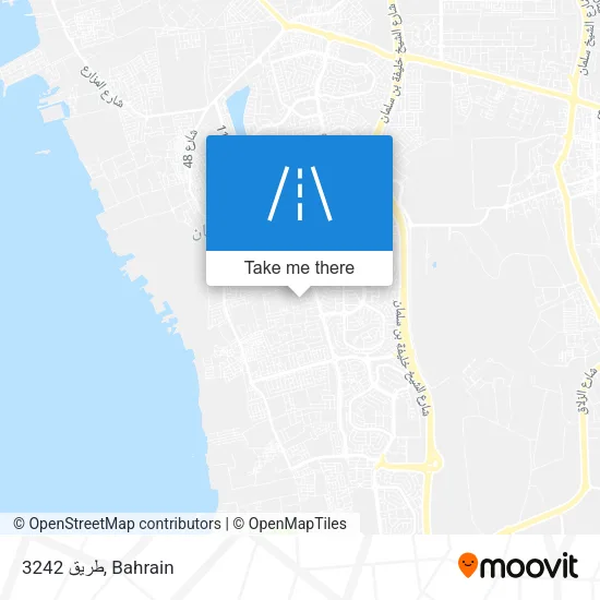 طريق 3242 map