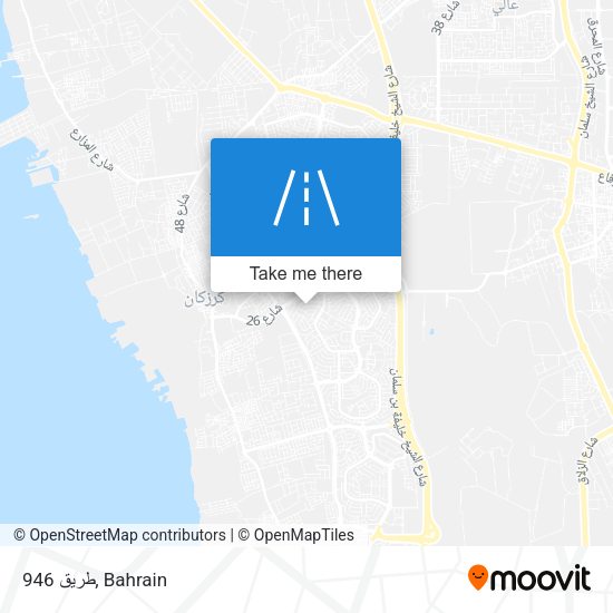 طريق 946 map