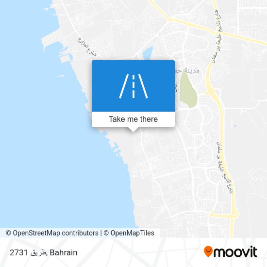 طريق 2731 map