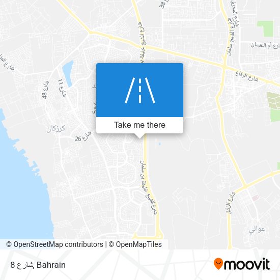 شارع 8 map