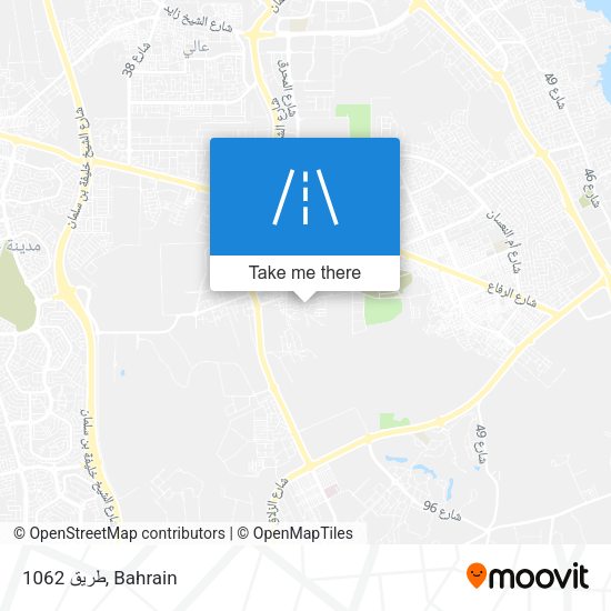 طريق 1062 map