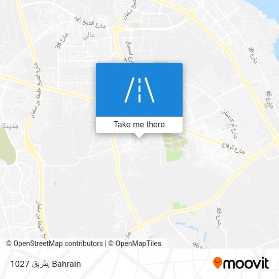 طريق 1027 map