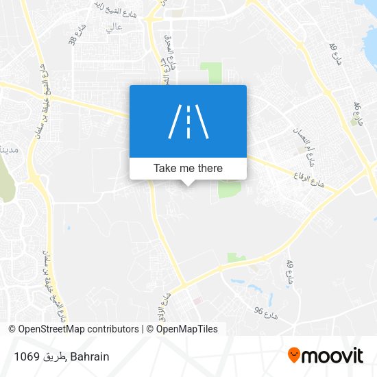 طريق 1069 map
