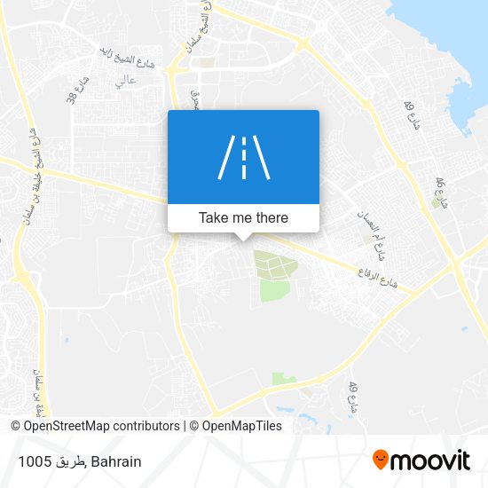 طريق 1005 map