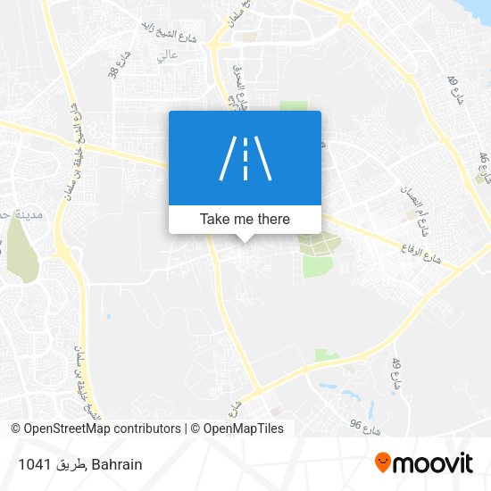 طريق 1041 map