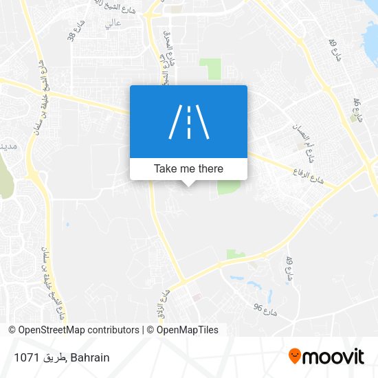 طريق 1071 map