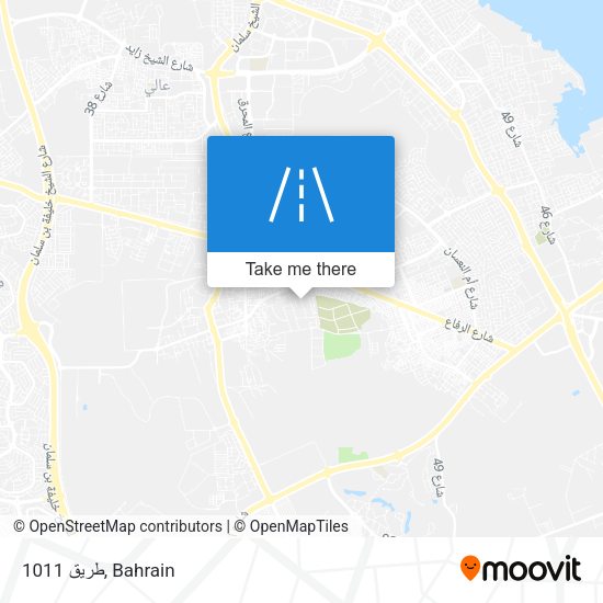 طريق 1011 map