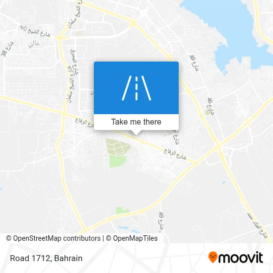 Road 1712 map