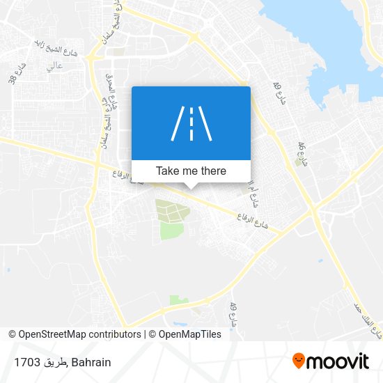 طريق 1703 map