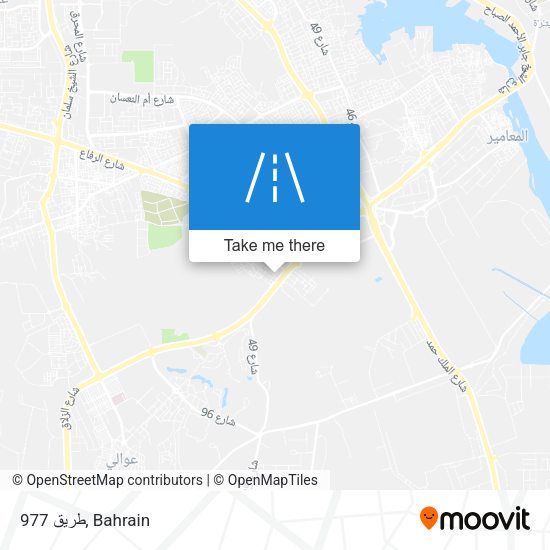 طريق 977 map