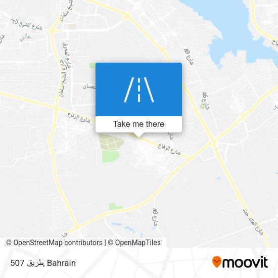 طريق 507 map