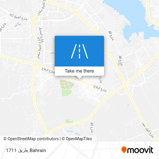 طريق 1711 map