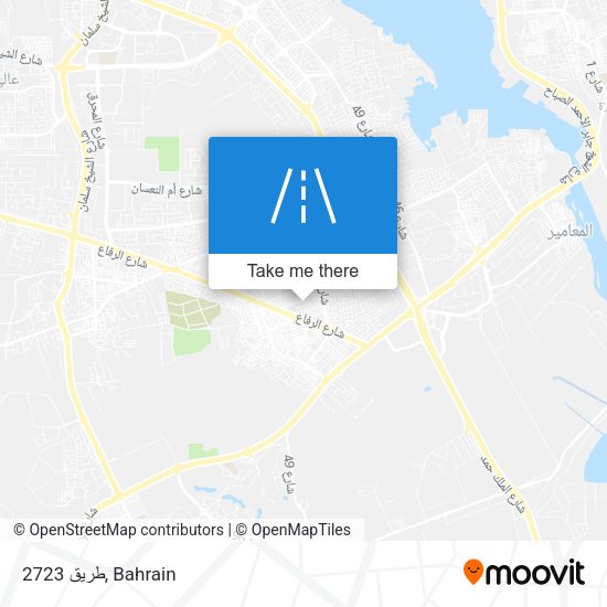 طريق 2723 map