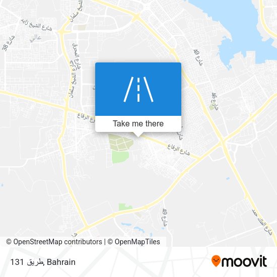 طريق 131 map