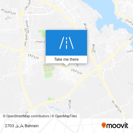 طريق 2703 map