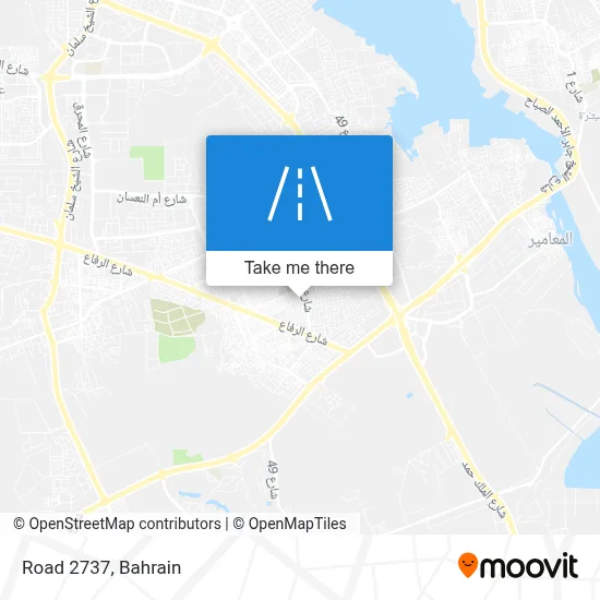 طريق 2737 map