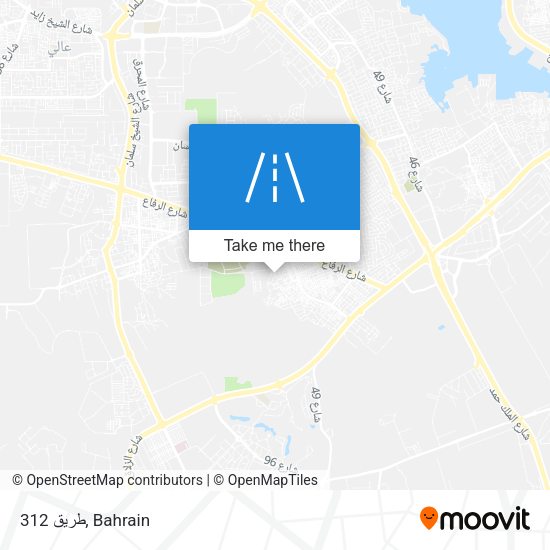 طريق 312 map
