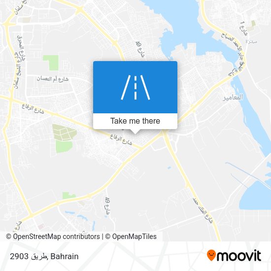 طريق 2903 map